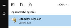 BitLocker kezelése